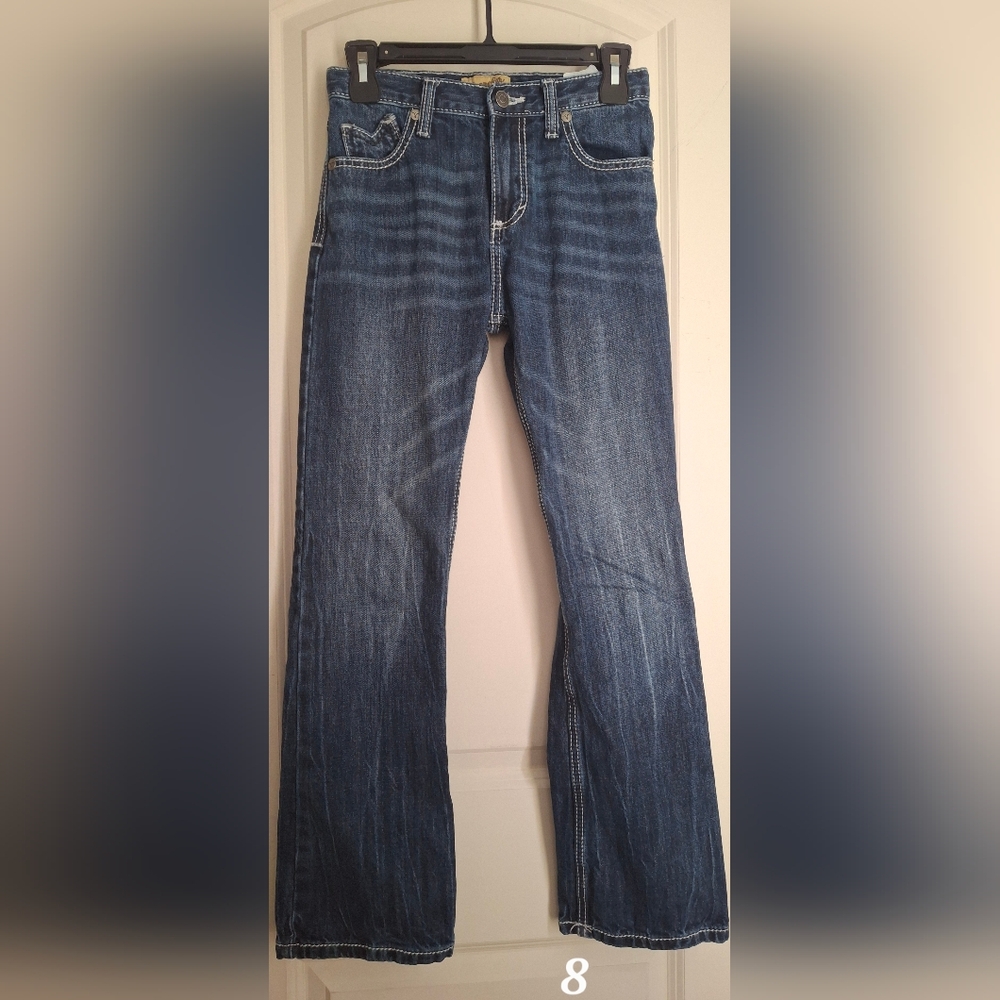 Wrangler‎ 20X Girls Bootcut Jeans Sz 12R Classic Blue Denim Jeans Western Rodeo